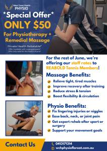 West Coast Physio Floreat offer