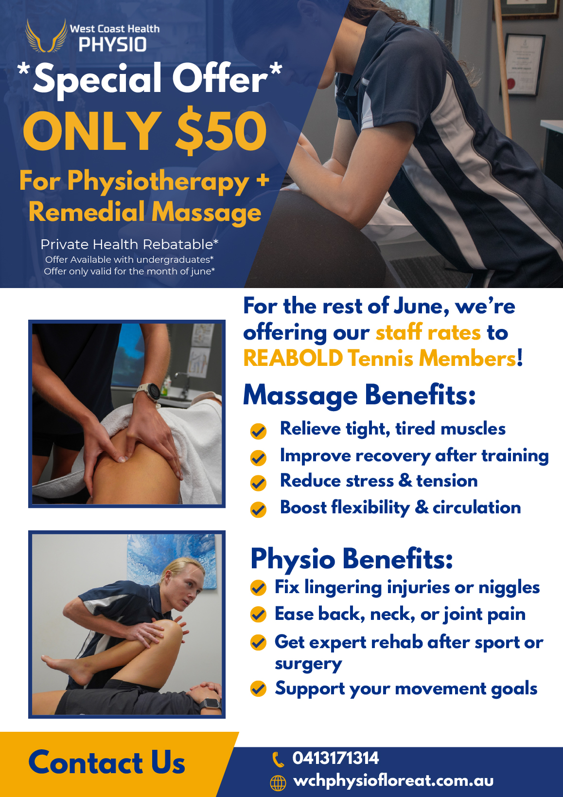 West Coast Physio Floreat offer